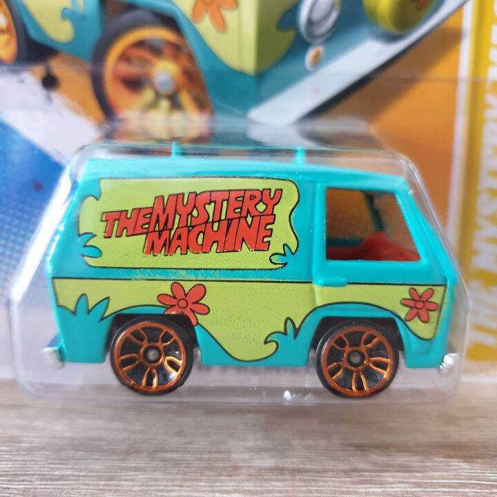 โมเดลรถเหล็ก-hot-wheels-scooby-doo-the-mystery-machine-38-247-green-สีเขียว-38-50-2012-hw-premiere-รถสะสม