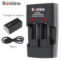 Soshine 2 Slots RCR123 CR123 CR2 Rapid Smart Li-ion Battery Charger with LED Indicator for 14250 CR2 16340 17335 15266 Battery