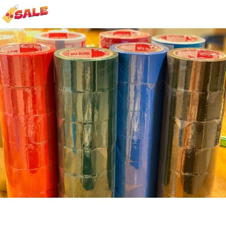 เทปสี-opp-สีแดง-ฟ้า-เขียว-น้ำตาล-แพค6ม้วน-2นิ้ว-50หลา-หนา53ไมครอน-กาว-เทปกาว-กาว3m-3m-กาว2หน้า-เทปกาว-เทปกันลื่น-เทปกาวกันน้ำ-เทป