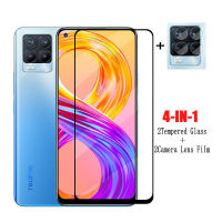 Full Glue Glass For Realme 8 Pro Tempered Glass For Realme 8 Pro 8i C21 C21Y Narzo 50A 50i 30 30A Screen Protector Phone Film