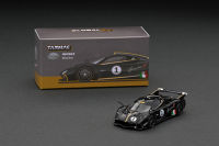 Pagani Huayra R #1 Nero Oro Black Global64 Series 1/64 Diecast Model Car by Tarmac Works