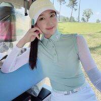 Golf tops for women in spring and summer two-piece ice silk elastic bottoming shirts slim breathable sun-protective and skin-friendly long-sleeved T-shirts J.LINDEBERG Titleist DESCENNTE Korean Uniqlo ◘◄▤