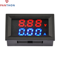 PANTHON เครื่องวัดพลังงานเครื่องวัดแรงดันไฟฟ้าแบบดิจิตอลแอมมิเตอร์ M430 10A/50A/100A แอมป์กระแสไฟตัวทดสอบมิเตอร์แดง + น้ำเงิน/แดง + เขียว/น้ำเงิน + แผงจอแสดงผล LED คู่เขียวพร้อมสายเชื่อมต่อ