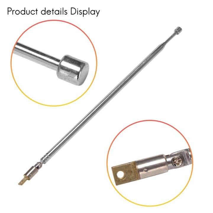 pair-62-5cm-24-6-4-section-telescopic-stainless-steel-am-fm-radio-universal-antenna