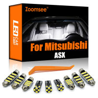 Zoomsee 11Pcs LED ภายในสำหรับ Mitsubishi ASX 2010-2017 2016 2019 2020 2021 Canbus หลอดไฟในร่มโดมแผนที่ Trunk Light Kit