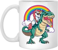 ถ้วยขับขี่ไดโนเสาร์ไดโนเสาร์ยูนิคอร์น T-Rex แก้วกาแฟแก้วกาแฟ T-Rex ขนาด15Oz