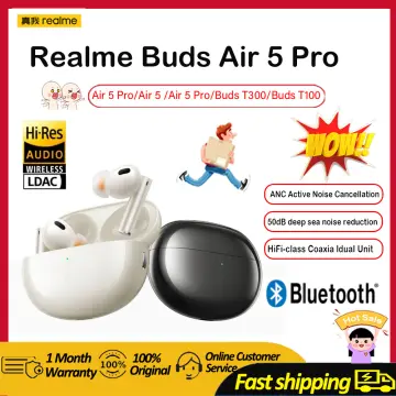 Original Realme Buds Air 5 TWS Earphone 50dB Active Noise Cancelling True  Wireless IPX5 Waterproof Bluetooth 5.3 Headset
