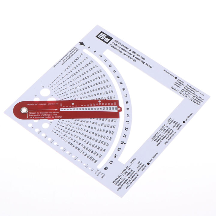 new-knitting-gauge-converter-knitting-calculator-counting-frame-ruler-sewing-diy-accessories