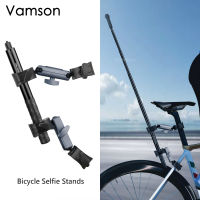 Vamson ปรับความยาวจักรยาน Selfie Stick จักรยาน Clamp Mount เสายาวสำหรับ Gopro 11 Insta360 DJI Action กล้อง Monopod cket