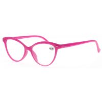 【LZ】 MODFANS-óculos de leitura olho gato para mulheres óculos moda vintage lente clara retro cateye feminina diopter ultraleve   2.25