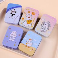 1PC Cartoon Mini Tin Box Portable Tinplate Cans Jewelry Hairpin Coin Postcard Storage Boxes Candy Iron Jars Gift Packaging Jar Storage Boxes