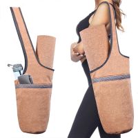 Cork Yoga Mat Bag Casual Fashion Cork Yoga Bag Sports Backpack Large Capacity Pocket Fitness Gym Bags Women Fitness Mat Bolsa