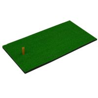 Backyard Golf Mat 60x30cm Training Hitting Pad Practice Rubber Tee Holder Grass Indoor Golf Hitting Mat