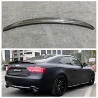 S5 Style Real Carbon Fiber/Unpainted Spoiler For Audi A5 2-Doors/4-Doors Coupe Car Styling Rear Bumper Spoiler 2008-2016