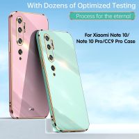 สำหรับ Xiaomi Note 10 Pro/ CC9 Pro 13อัลตร้า13 Pro 12T Pro 12S อัลตร้าเคสโทรศัพท์เบาบาง,6D ด้านตรงเคลือบคริสตัลผิวนอกเนื้อนิ่ม TPU หลังที่ครอบสำหรับ Xiaomi 12/12X/12S