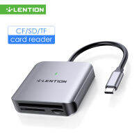 jianzhifen Lention USB C อ่านเอสดีซีเอฟเครื่องอ่านการ์ดประเภท C การ์ดอะแดปเตอร์สำหรับ2020-2016แมคบุ๊กโปรแอร์ USB C Type C เครื่องอ่านการ์ด Splitter