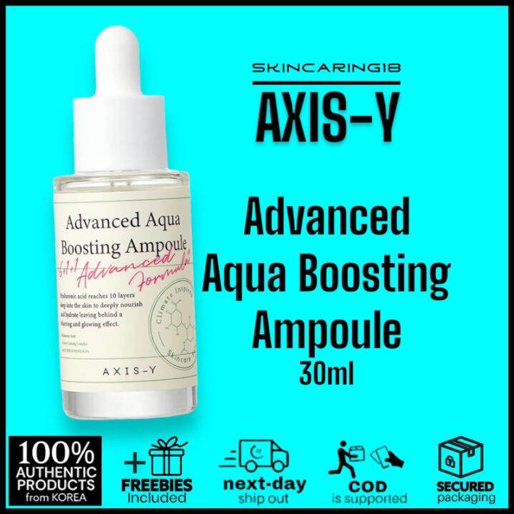 Axis Y Advanced Aqua Boosting Ampoule 30ml By Skincaring18 Axis Y