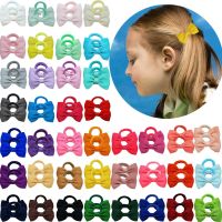 【CW】 80 pcs Baby Hair Ties 2 inches Bows Rubber Band Bands Ropes for Infant Children 40 Colors Pairs