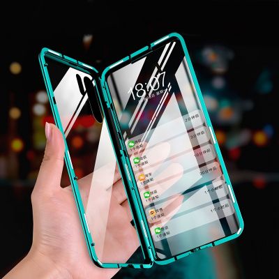 「Enjoy electronic」 Magnetic Double-sided Tempered Glass Case For huawei P30 Pro P 30 Lite 30Lite Light 30Pro p30lite p30pro Flip phone cover coque
