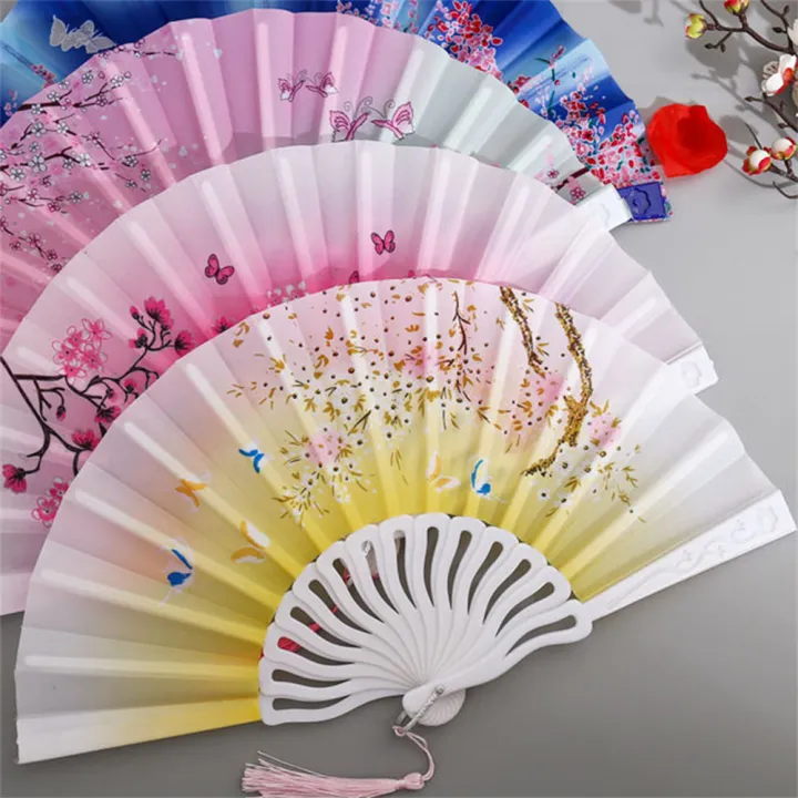 dancing-wedding-party-tassel-portable-floral-folding-hand-fan-vintage-handheld-folding-fan-plastic-fan