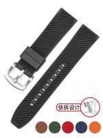 Rubber watch strap substitute Casio Seiko Citizen IWC Huawei GT mens and womens waterproof silicone bracelet 20mm 【JYUE】