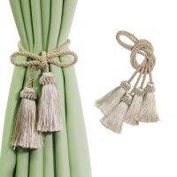 【LZ】◕▬☬  Handmade Tassel Cortina Tieback Suporte Cortina Fivela De Corda Tecer Bandagem De Franja Decoração Para Casa Acessórios Do Quarto 1Pc