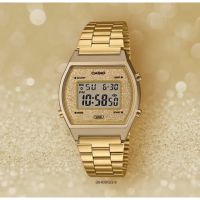 นาฬิกา Casio รุ่น B640WGG-9 นาฬิกาผู้หญิงดิจิตอล สีทอง หน้าปัดกลิตเตอร์วิบวับ - ของแท้ 100% รับประกันสินค้า 1 ปีเต็ม