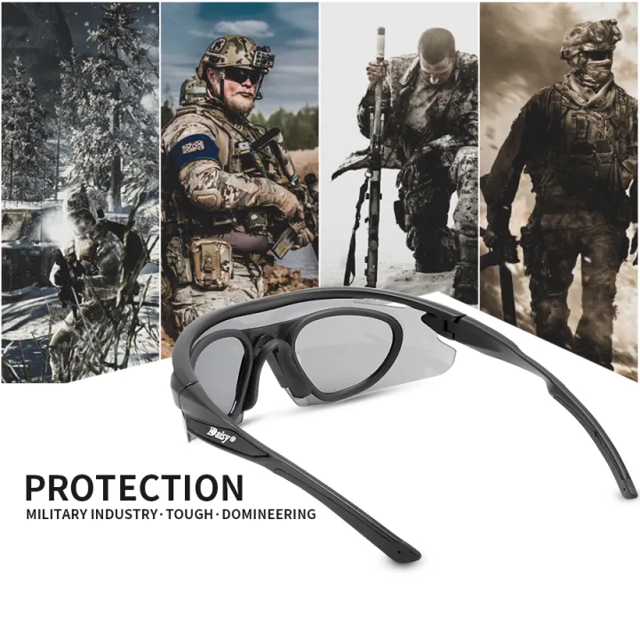Daisy C8 Military Polarized Sunglasses Bullet Proof Army Goggles C6 X7 Hunting Shooting Eyewear