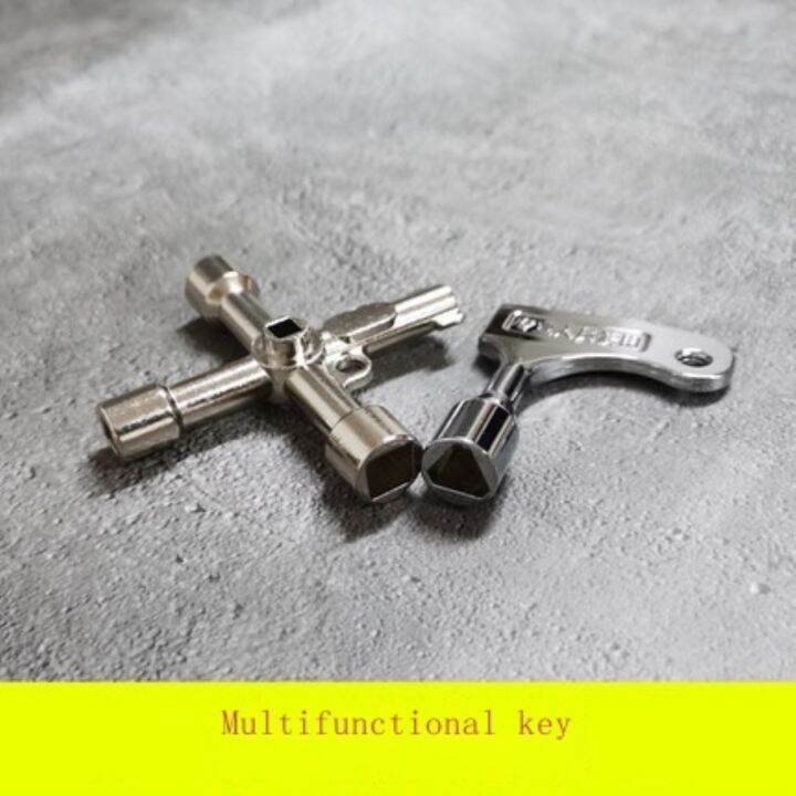 《Original 》 Valve key triangular water meter front valve switch wrench water valve gate valve