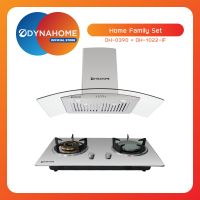 **ผ่อน0%**ชุดเซ็ท เครื่องดูดควัน+เตาเซรามิคไฟฟ้า Induction DYNAHOME รุ่น DH-0390 + DH-1022-IF รับประกันวาล์วแก๊ส 5 ปี