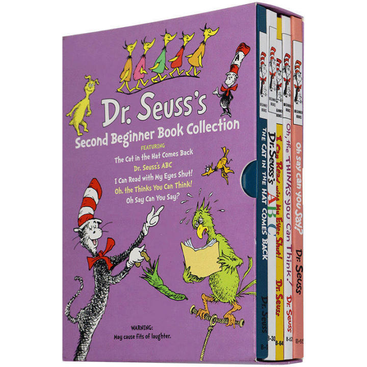 dr-seussภาษาอังกฤษoriginalสมุดวาดภาพระบายสีสำหรับเด็กdr-seuss-2ndหนังสือเริ่มต้นแมวในหมวกสูง