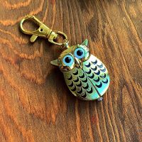 2023 Winged Owl Vintage Pocket Watch Keychain Hanging Watch Quartz Watch 6107