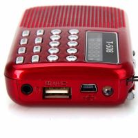 Red LED Display FM Radio Music Speaker MP3 Music Player Support USB /TF / SD Card FM Radio For CD DVD Phone Notebook Computer