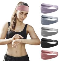 【HOT】 Sports Sweatband Headband Stretch Elastic Gym Running Basketball Hair Band Unisex Men Women Outdoor Sports Fitness Headwrap