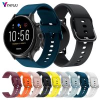 YAYUU 22mm Silicone Watch Strap For Fossil Gen 5 Carlyle HR/Fossil Sport 43mm/Fossil Gen 4 Explorist HR/Gen 5 Julianna Bracelet Picture Hangers Hooks