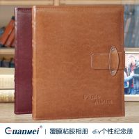 [COD] Guangmei factory leather photo album wedding retro creative 12 inch self-adhesive diy