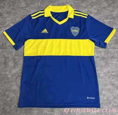 22-23 Boca Juniors Home Shirt เสื้อฟุตบอลคุณภาพไทยสำหรับผู้ชาย