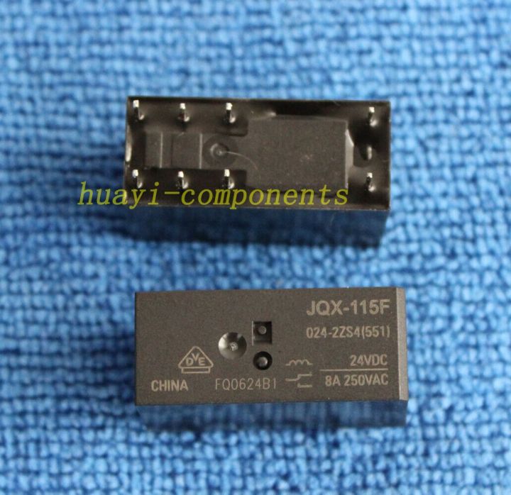 New Product 1PCS JQX-115F-024-2ZS4 (551) Relay 8-Pin 24VDC 24V
