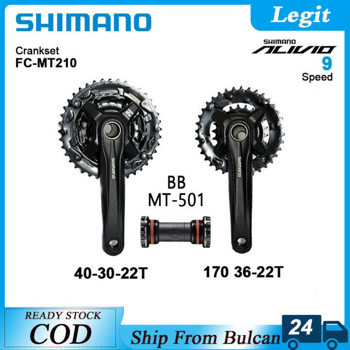 shimano alivio 3x crankset