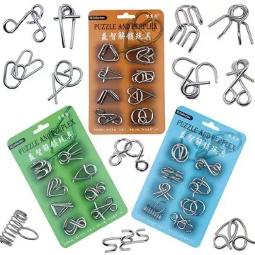 Calabash-shaped Iq Test Magic Metal Wire Puzzle Brain Teaser Game