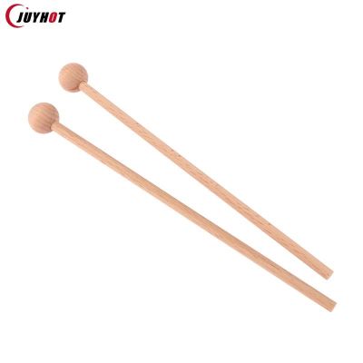 2Pcs Wood Mallets Percussion Sticks Chime Xylophone Crow Sound Drumsticks Musical Instrument Parts Accessories