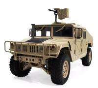 Humvee HG-P408 1/10WD รถ RC U.s.4x4 รถบังคับโลหะทั้งคันมี 2 เกียร์ Low-High รีโมท 2.4G พร้อมเล่น แบตลิโพ RTRขับเคลื่อนสี่ล้อ รุ่นใหม่ล่าสุด