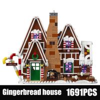 NEW LEGOIn Stock Compatible With Girl Friends Gingerbreaded House Bricks Set With Figure&amp; Building Blocks Toys For Kids Christmas Gift