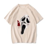 Mens Large T-shirt Scream Vi Ghostface Tshirts Men Funny Face Gothic Tshirts Cotton T Shirts And Originality