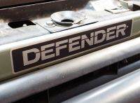 เพจโลโก้ ดีเฟนเดอร์ งานอลูมิเนียม แต่ง กระจังหน้า แลนด์โรเวอร์ Land Rover Defender Aluminuem badge Lettering Front Bonnet Emblem Car