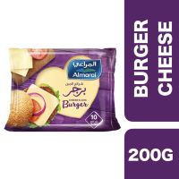 ?Product of UAE? Almarai Cheese Slice Burger 200g (10 pieces) ++ อัลมาไร ชีสสไลซ์เบอร์เกอร์ 200 กรัม (10 ชิ้น)