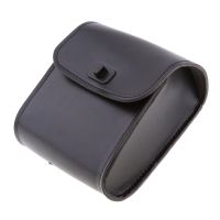 【LZ】jthre Motorcycle Bike Saddle Bags Saddlebags PU Leather Side Storage Fork Tool Pouch - Black