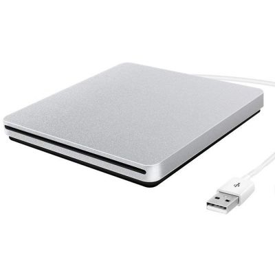 ✲℗◘ Super Slim External Slot in DVD RW Enclosure USB 2.0 Case 9.5mm SATA Optical Drive For laptop Macbook without Driver