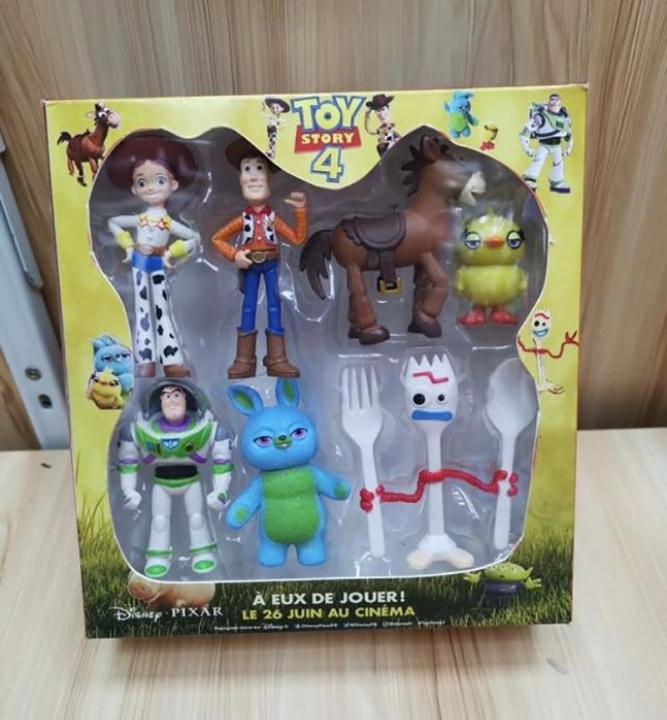 smart anime buy 17pcs Toy Story Sheriff Woody, Buzz Lightyear, Rex, Jessie,  Bullseye, Wheezy, Boo-Peep, Slinky Dog, Hamm, Aliens, Babyface, Ducky,  Lotso, Forky, Giggle Mcdimples, 3-5 cms Action Toy - 17pcs Toy
