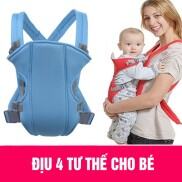 Địu em bé 4 tư thế Baby Carrier thoáng mát phù hợp với mọi thời tiết